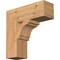 Ekena Millwork Merced Block Smooth Bracket, Western Red Cedar, 5 1/2"W x 18"D x 18"H BKT06X18X18MRC05SWR - alternate 1